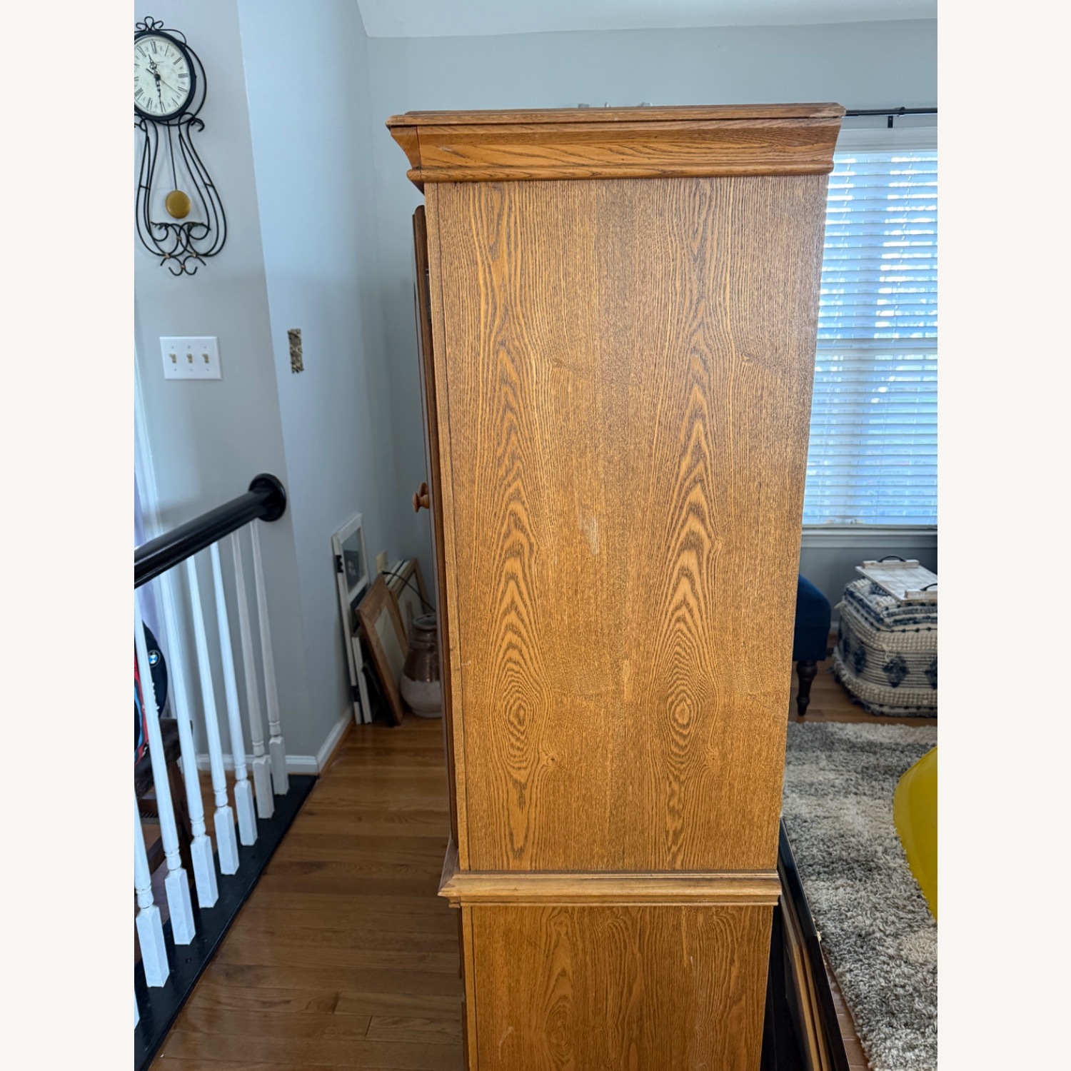 Wooden Clothing Armoire - image-2