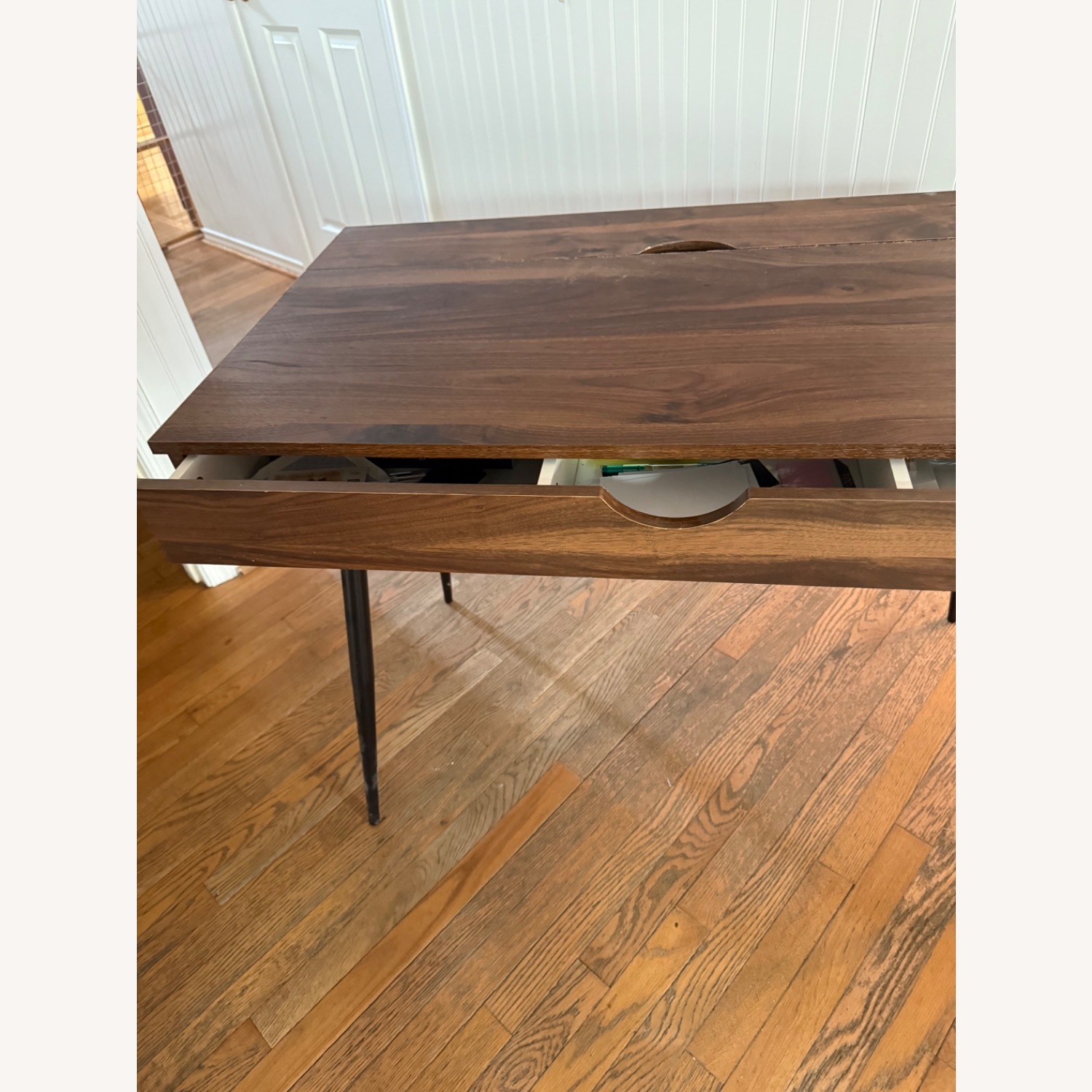 Dark Brown Desk - image-1