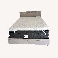 Wayfair Natural Linen Queen Bed