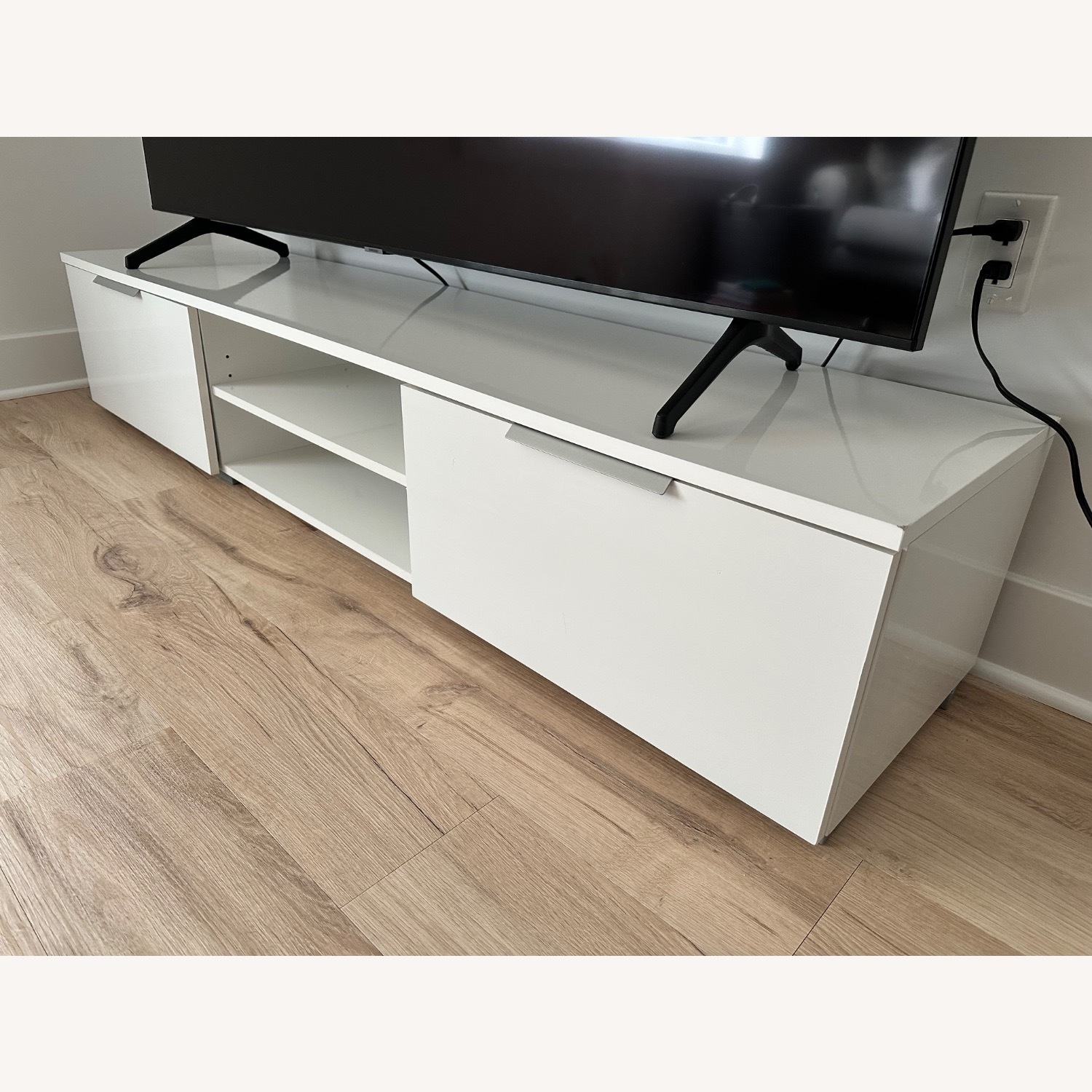 Wayfair Karlin White Wood Media Storage - image-3