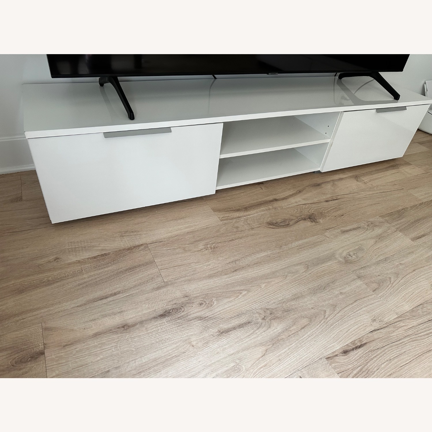 Wayfair Karlin White Wood Media Storage - image-2