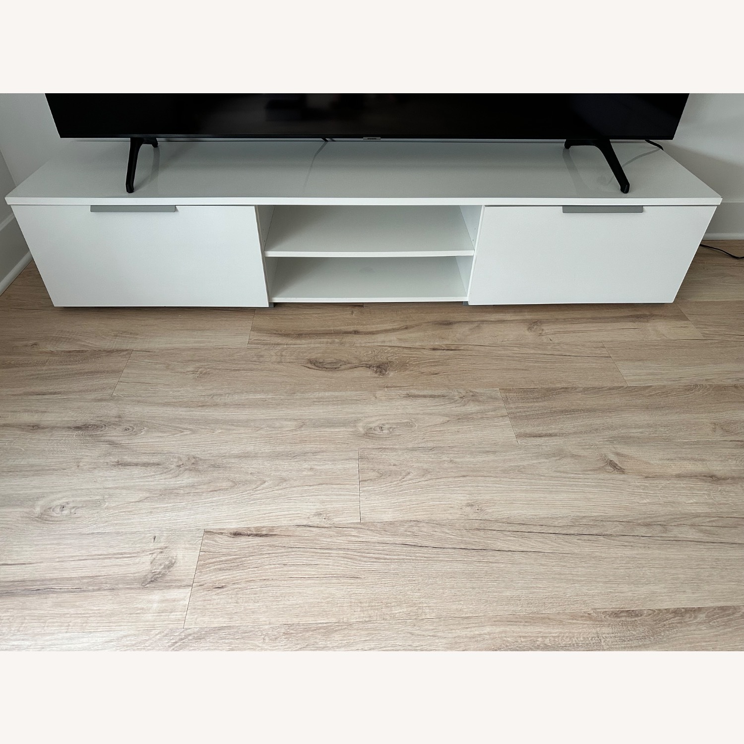 Wayfair Karlin White Wood Media Storage - image-1