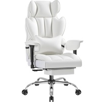 Wayfair White Leather Office Chair