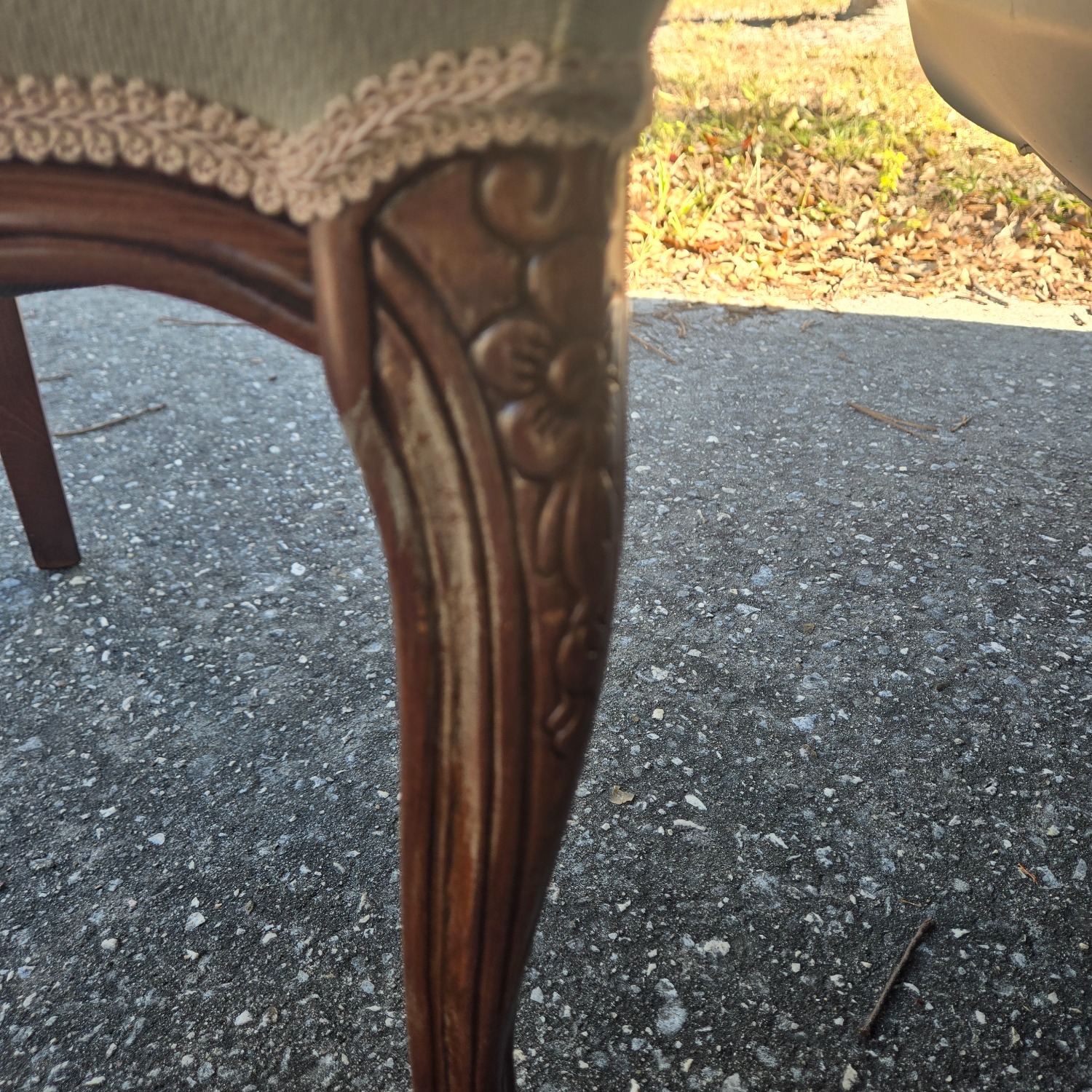 Armchair French Rococo-style Tapestry - image-3