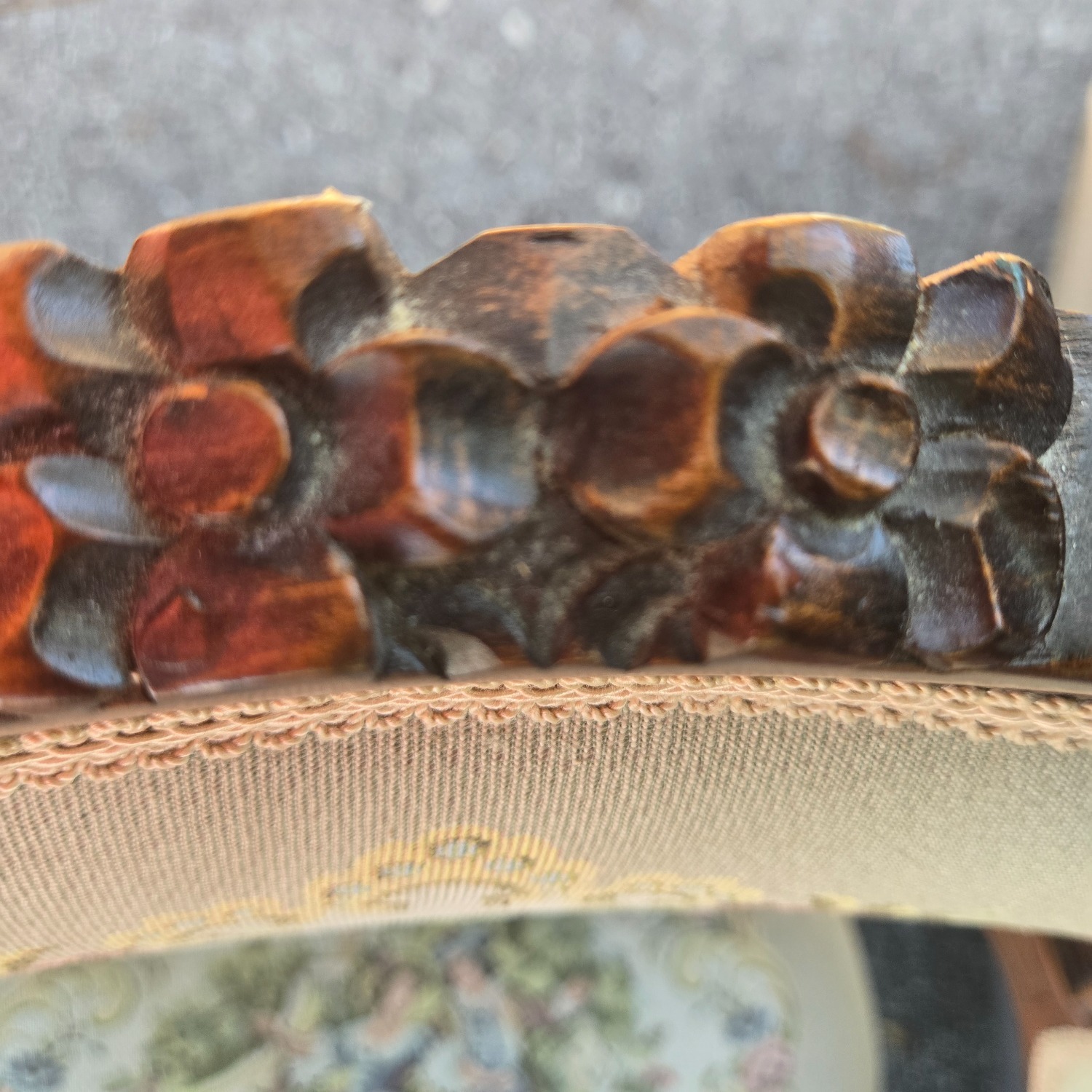 Armchair French Rococo-style Tapestry - image-5