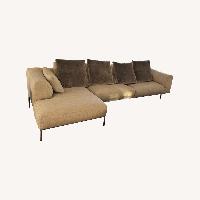B&B Italia Natural Fabric 3+ Piece Sectional