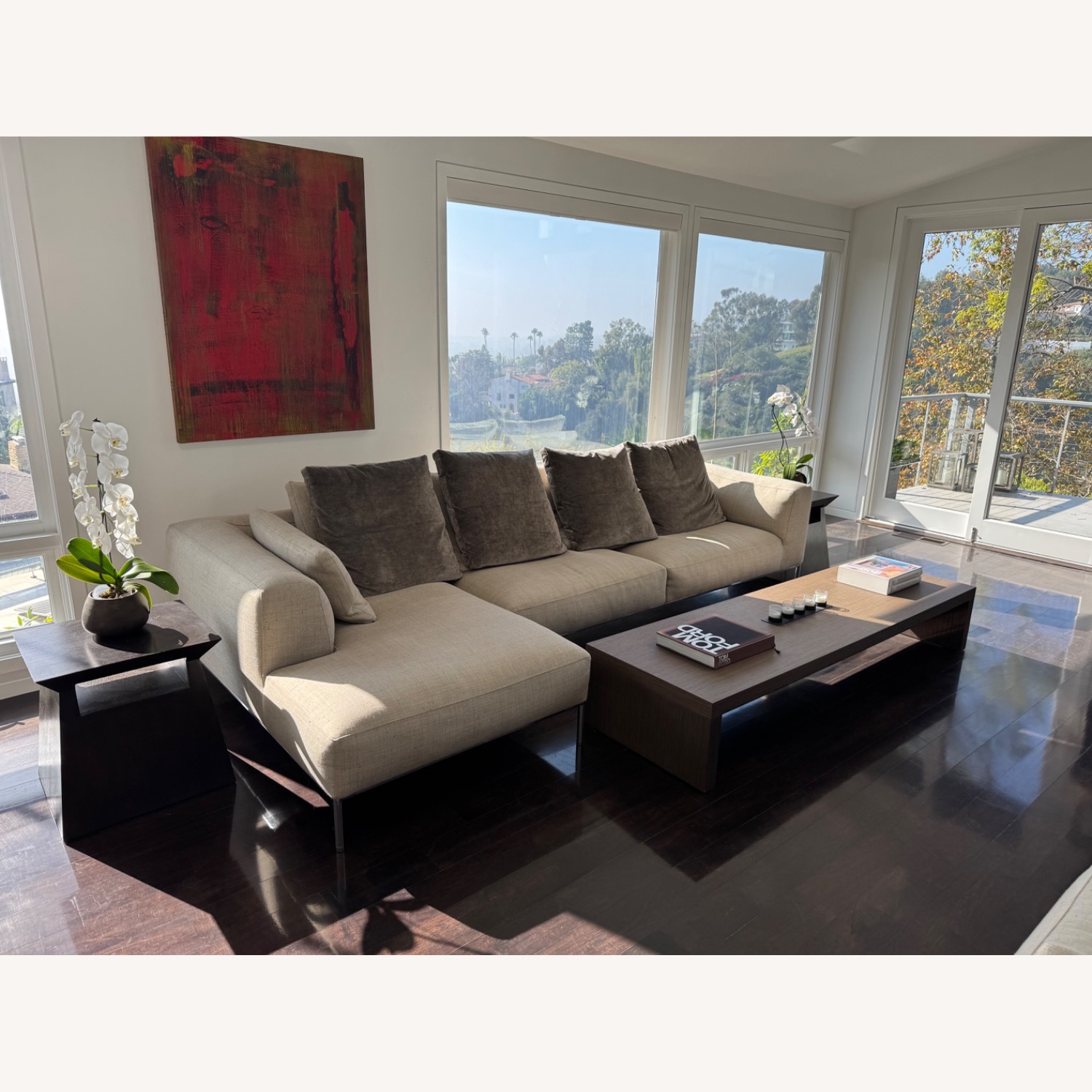 B&B Italia Natural Fabric 3+ Piece Sectional - image-7