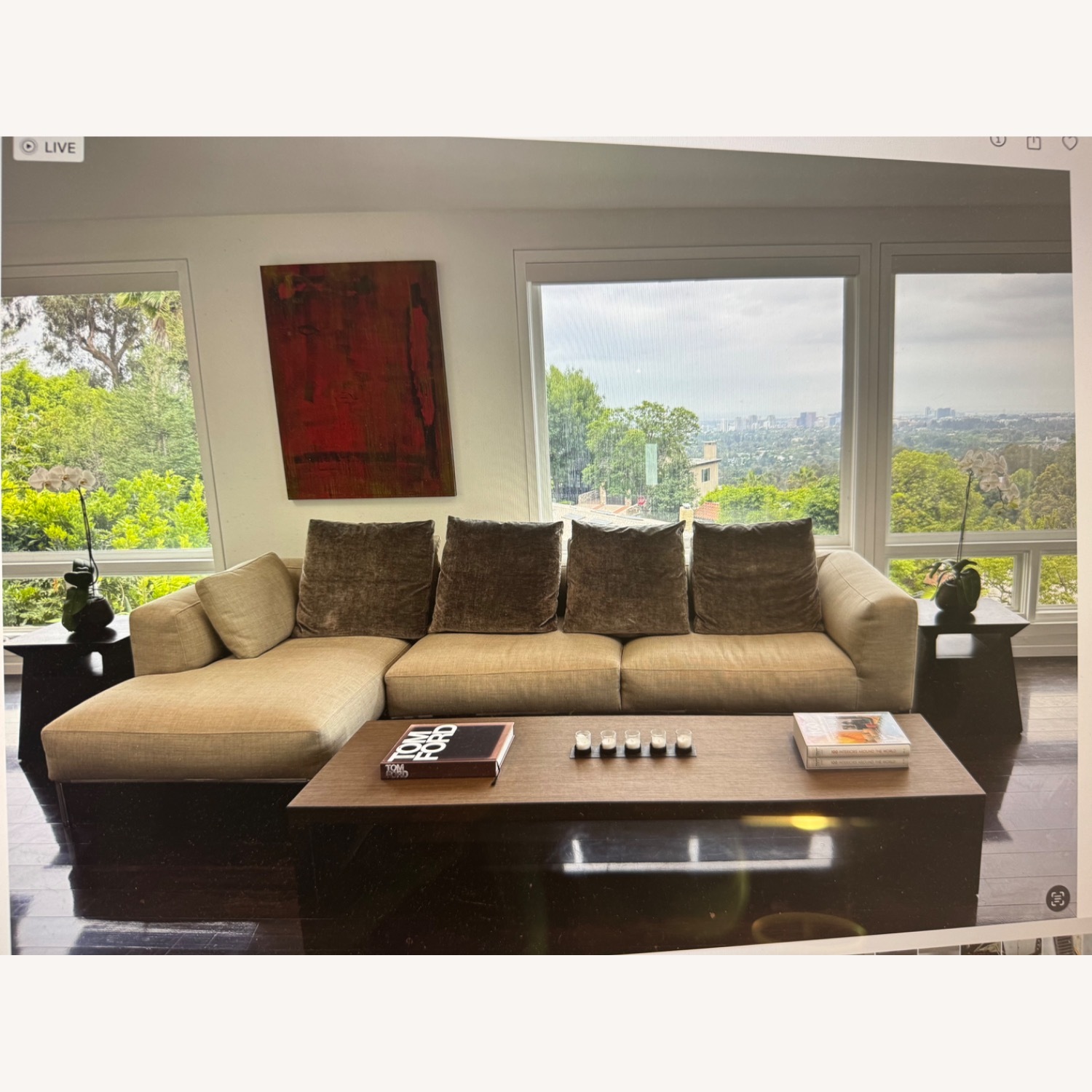 B&B Italia Natural Fabric 3+ Piece Sectional - image-4