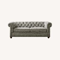 Pottery Barn Light Gray Fabric Loveseat