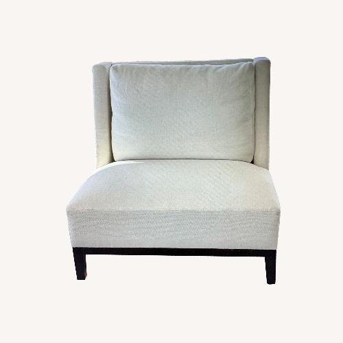 Used White Armchair for sale on AptDeco
