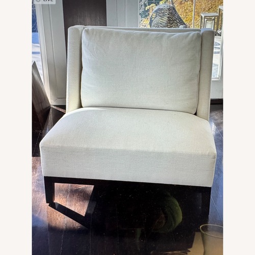 Used White Armchair for sale on AptDeco
