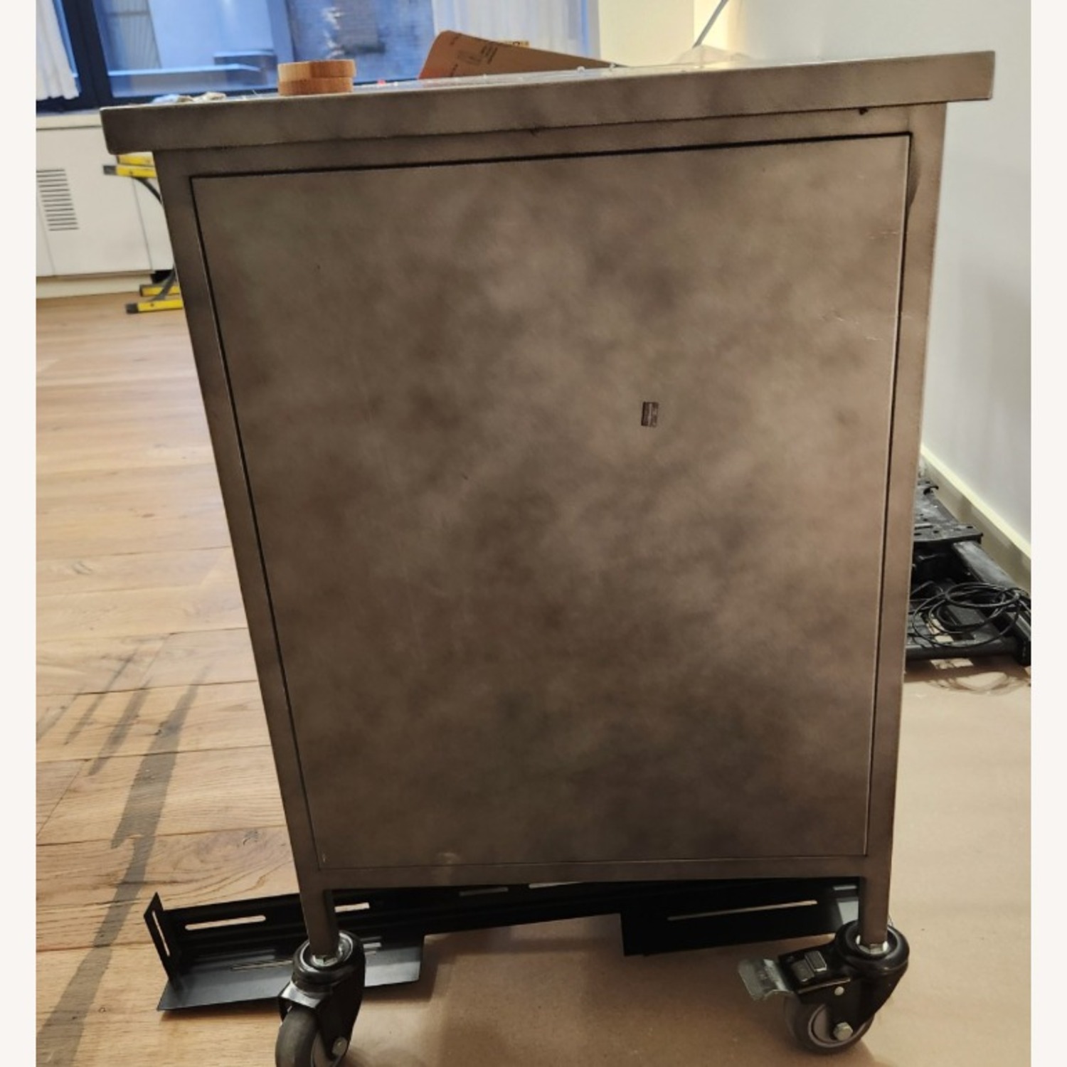 Pottery Barn Teen Locker Single Pedestal Storage Desk (56") - image-3