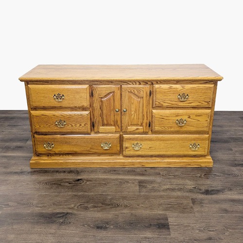 Used Classic Solid Oak Dresser for sale on AptDeco