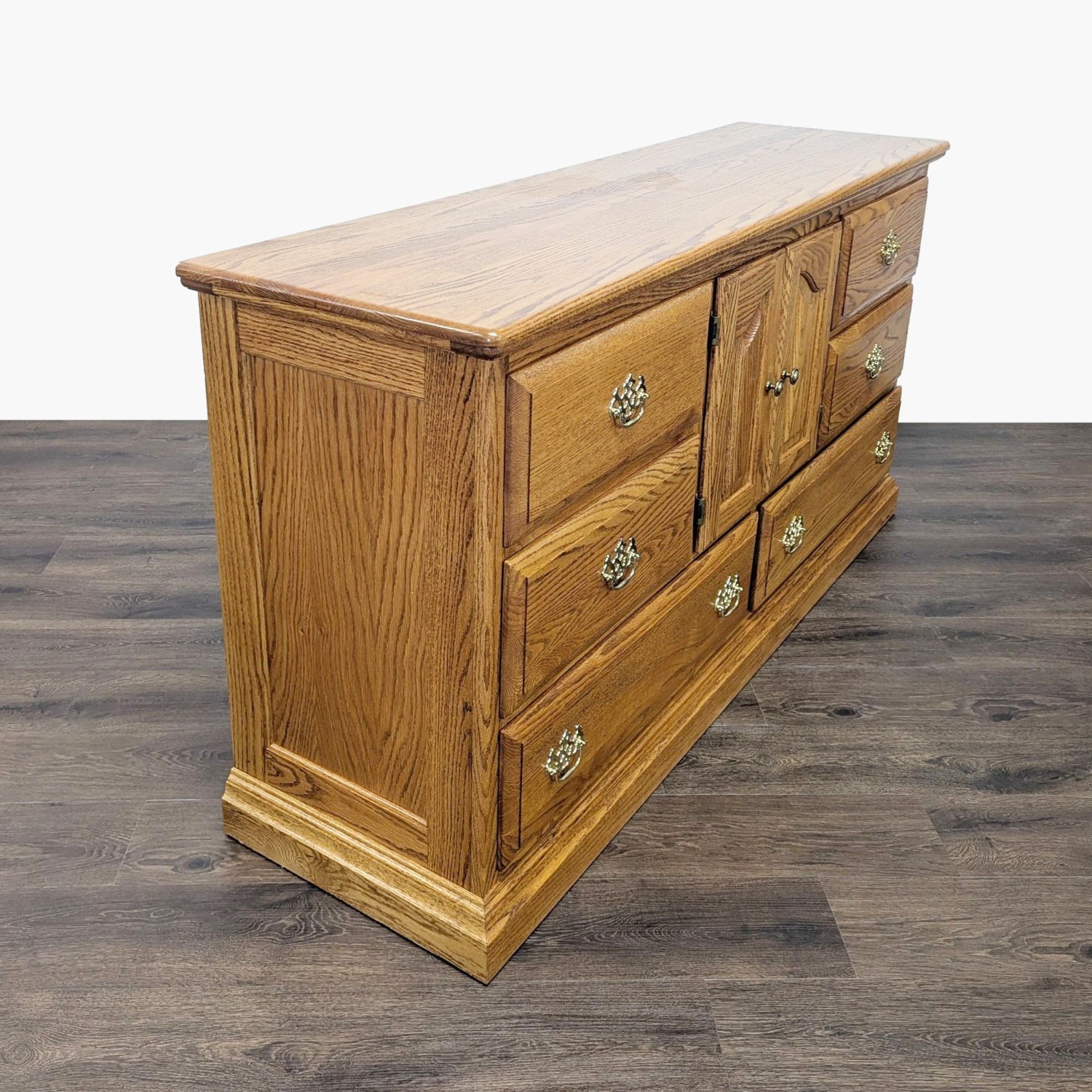 Classic Solid Oak Dresser - image-1