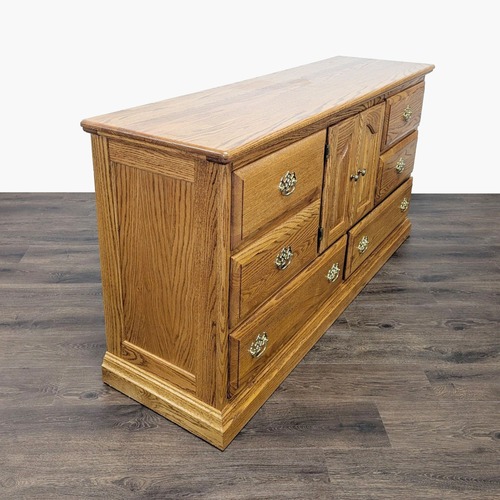Used Classic Solid Oak Dresser for sale on AptDeco