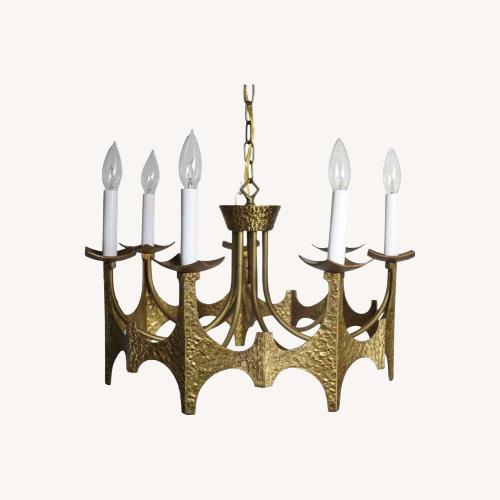 Used MCM Vintage Brutalist Chandelier by Moe Bridges for sale on AptDeco