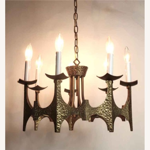 Used MCM Vintage Brutalist Chandelier by Moe Bridges for sale on AptDeco