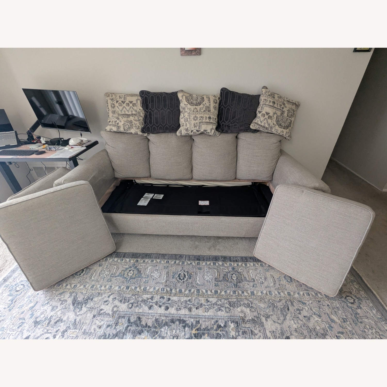 Gaelon Queen Sofa Sleeper - Dune  - image-4