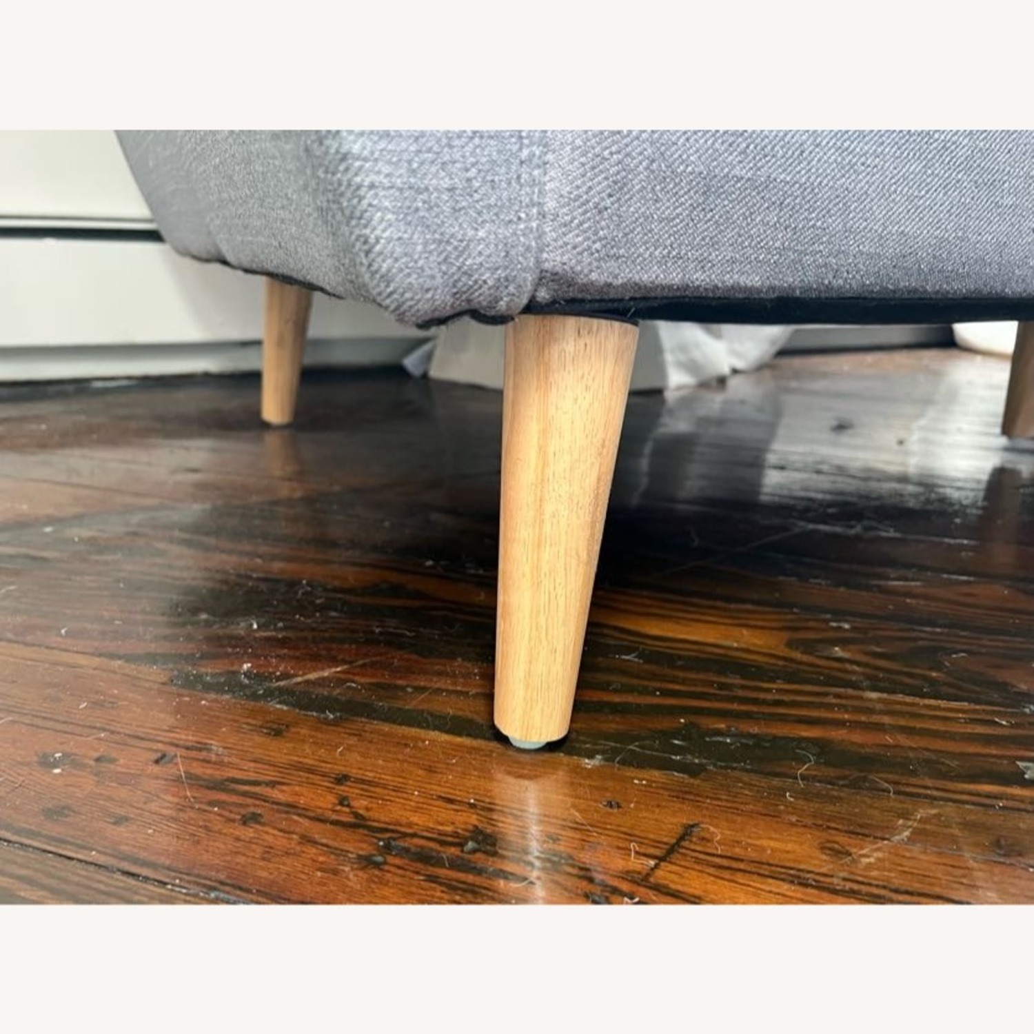 Mid-century Modern Tufted Fabric Upholstered Sofa - image-3