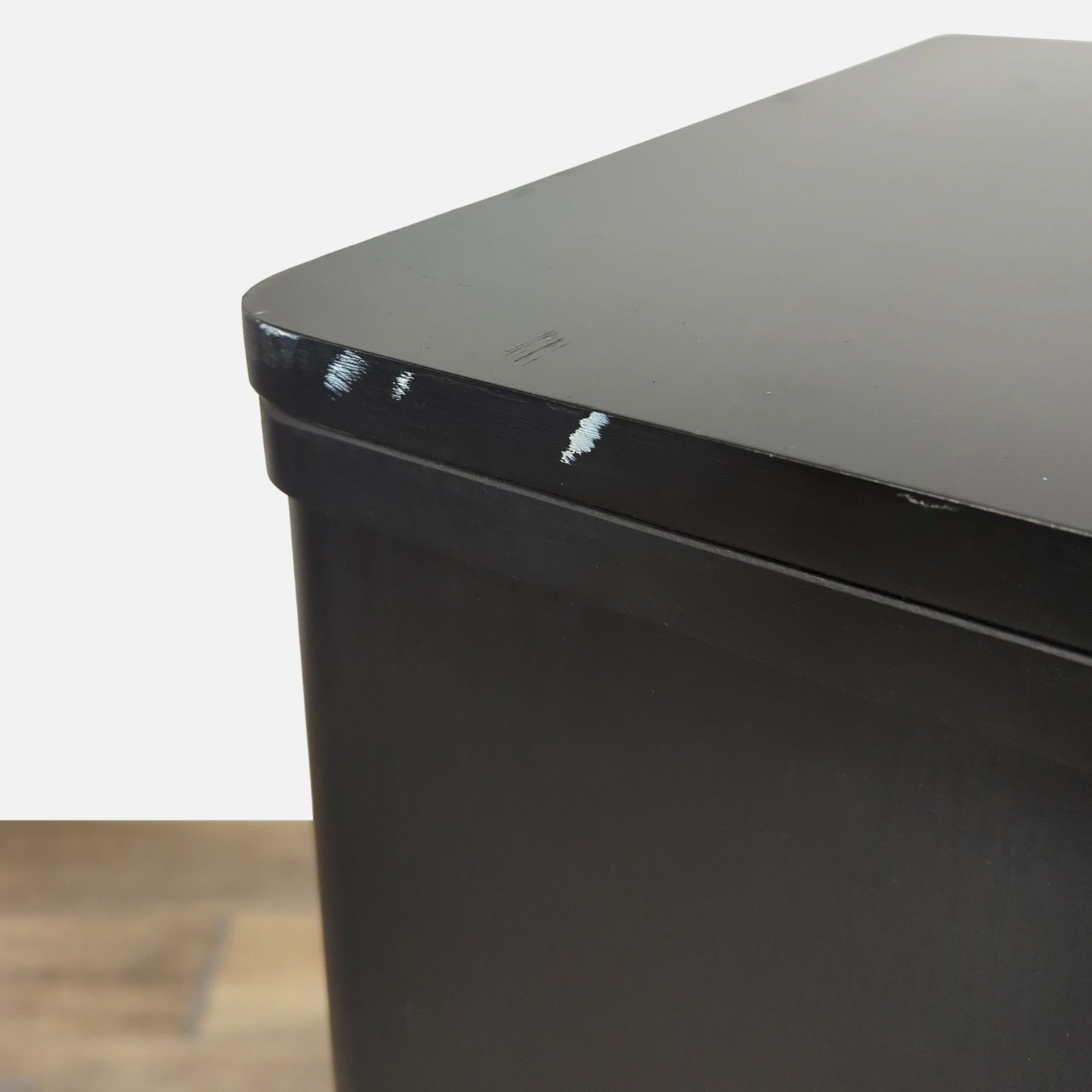 Crate and Barrel Tall Black 7-Drawer Chest - image-4