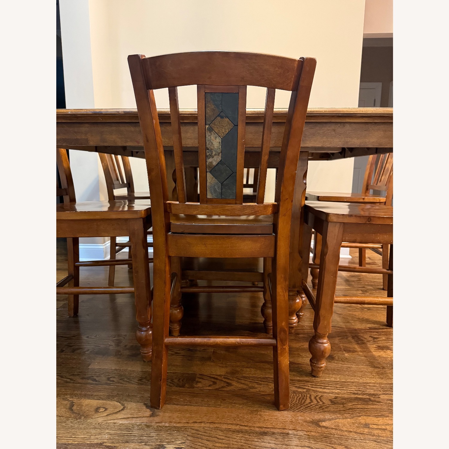 Natural Wood Dining Table and Chairs - image-2