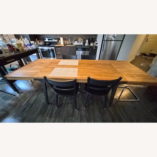 Used Crate & Barrel Lakin Dining Table for sale on AptDeco