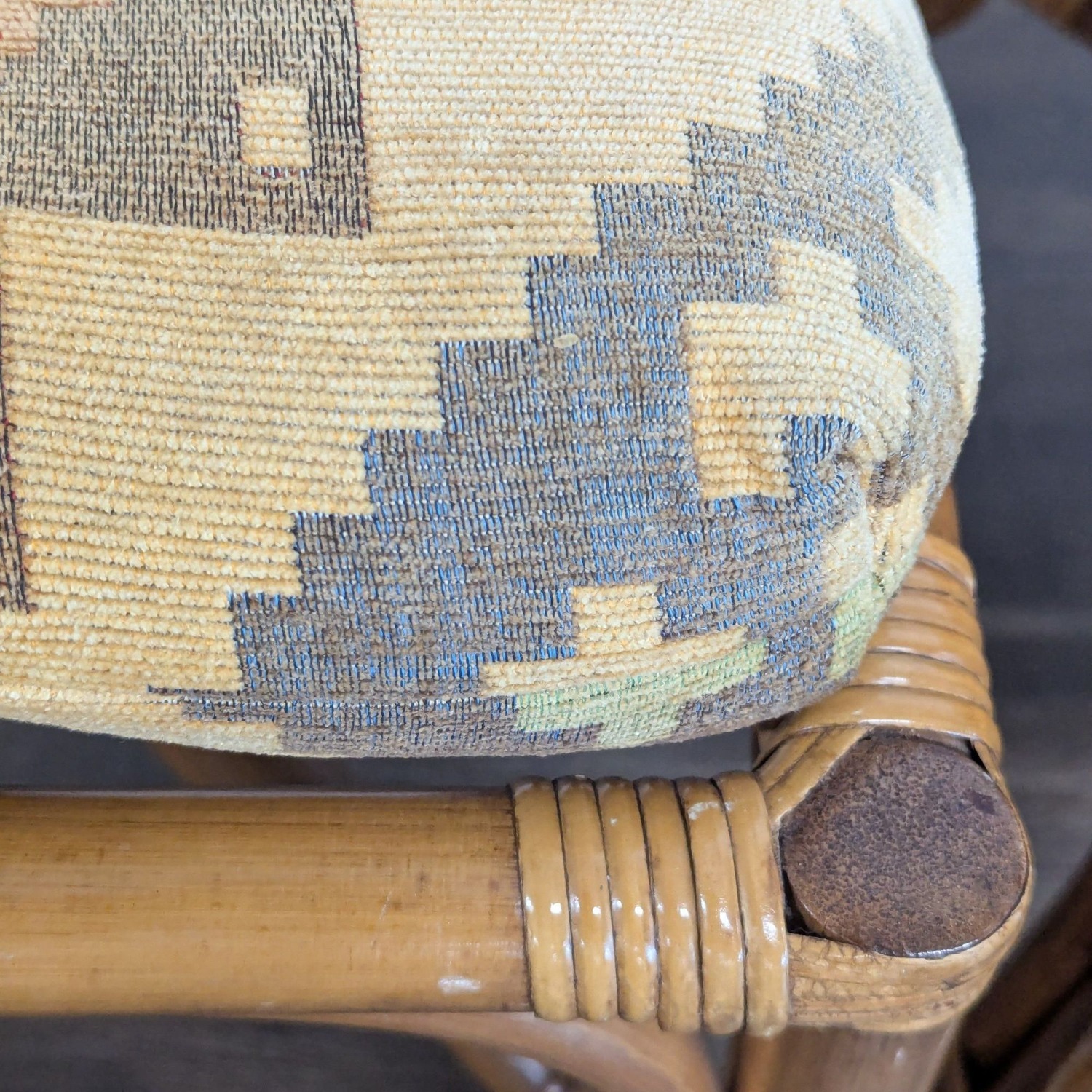 4-Seater Rattan Dining Set with Glass Table  - image-7