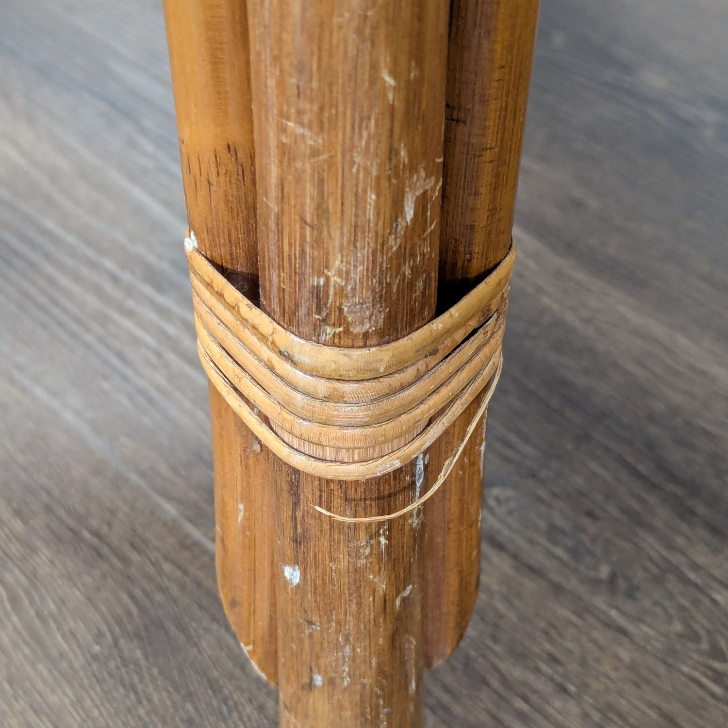 4-Seater Rattan Dining Set with Glass Table  - image-8