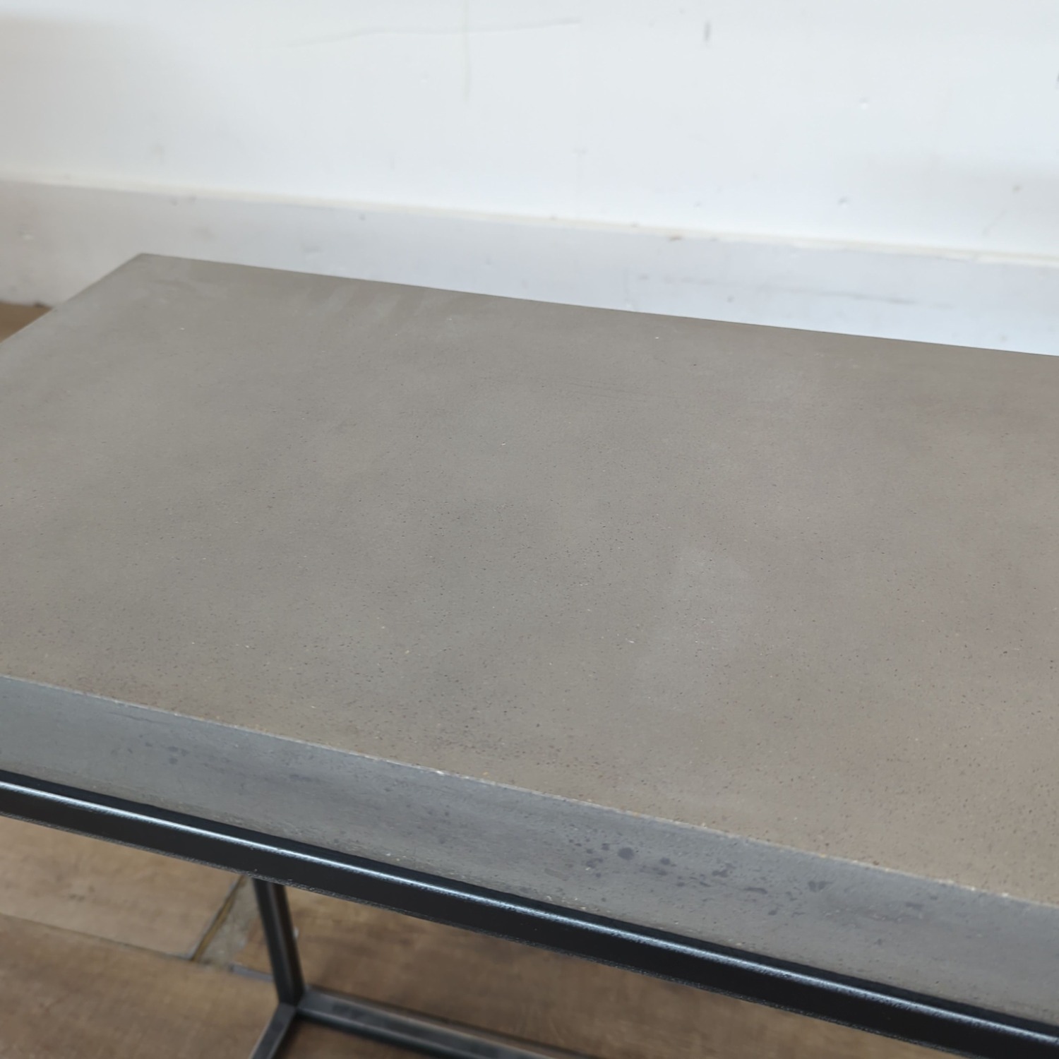 Structube Faux Stone Console Table on Metal Frame - image-4