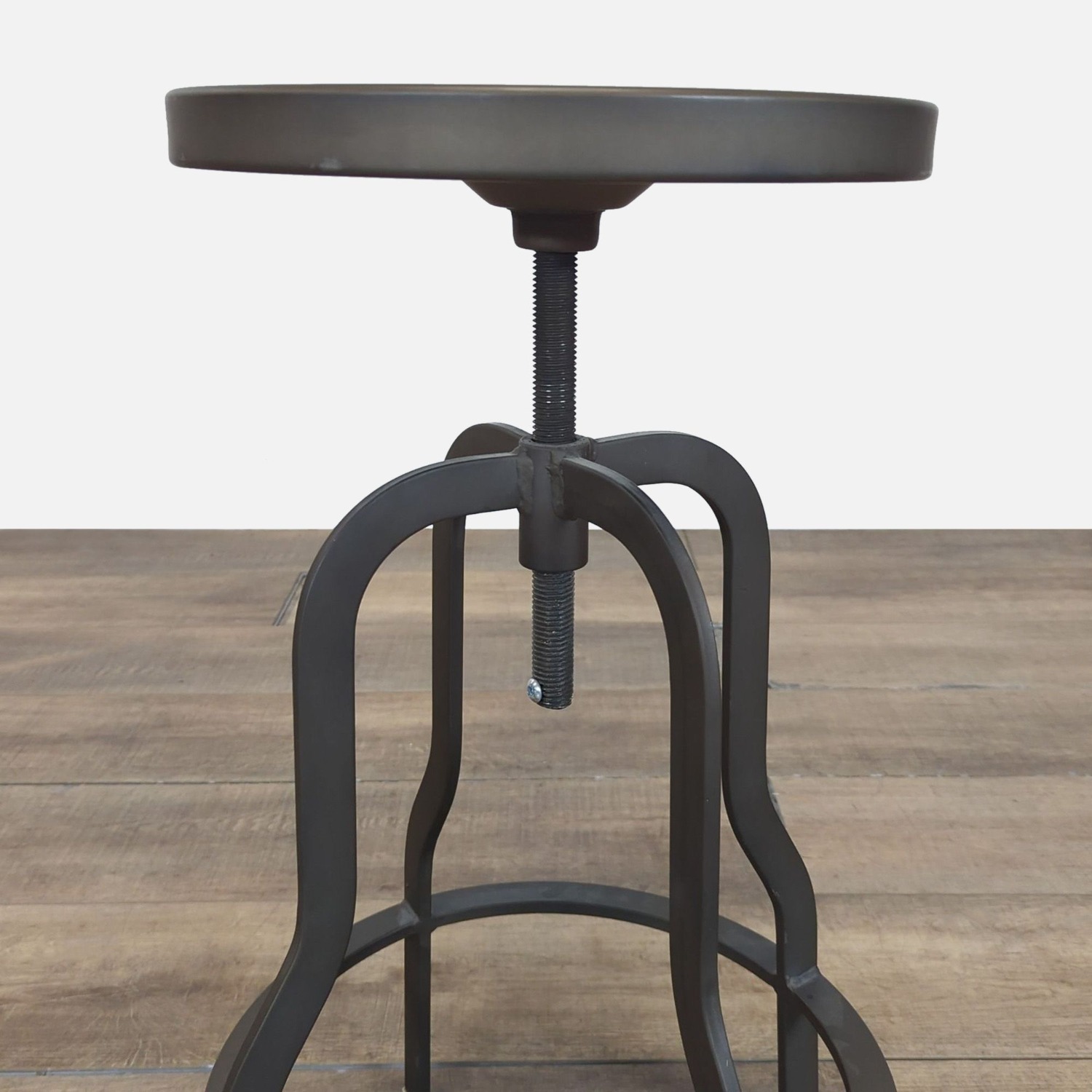 Structube Adjustable Metal Stool - image-2