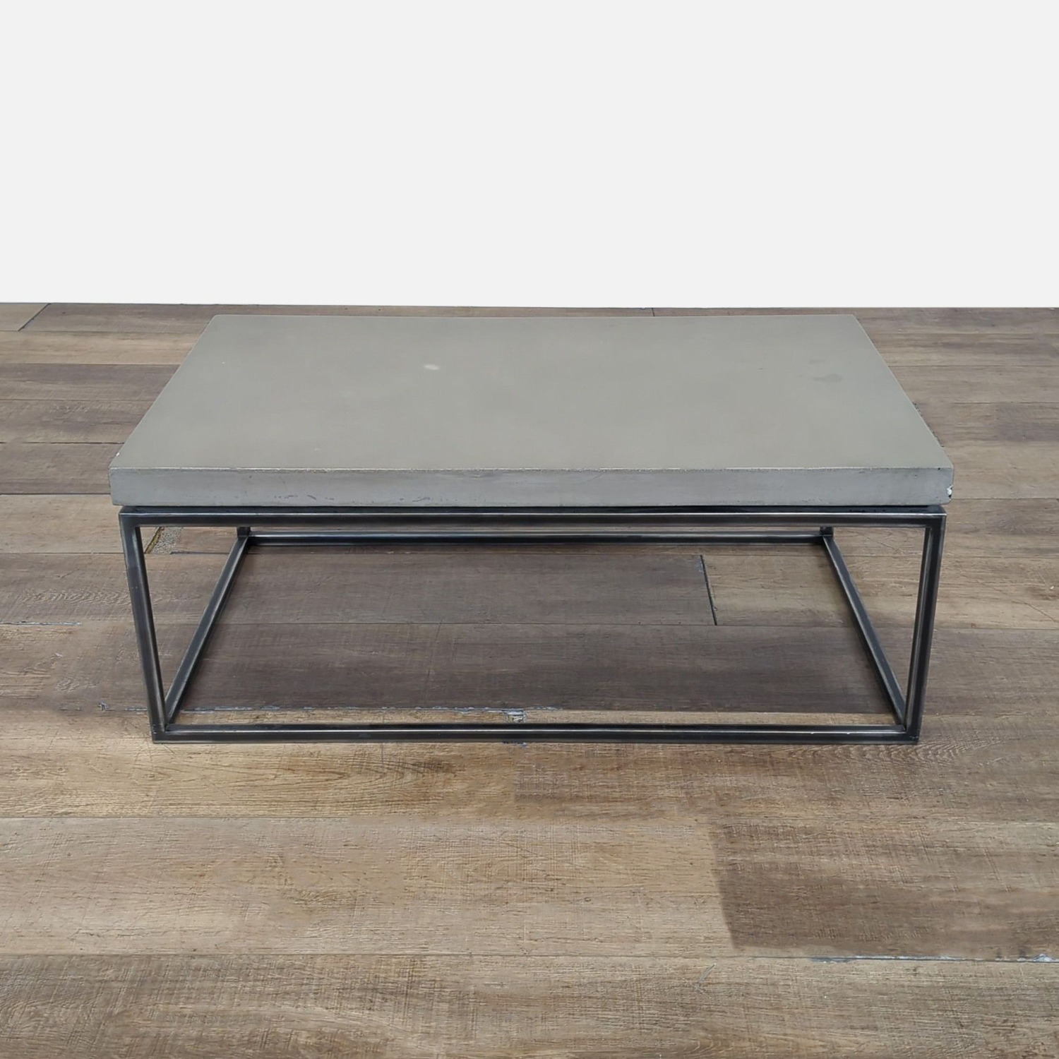 Structube Faux Stone Top Coffee Table on Metal - image-0