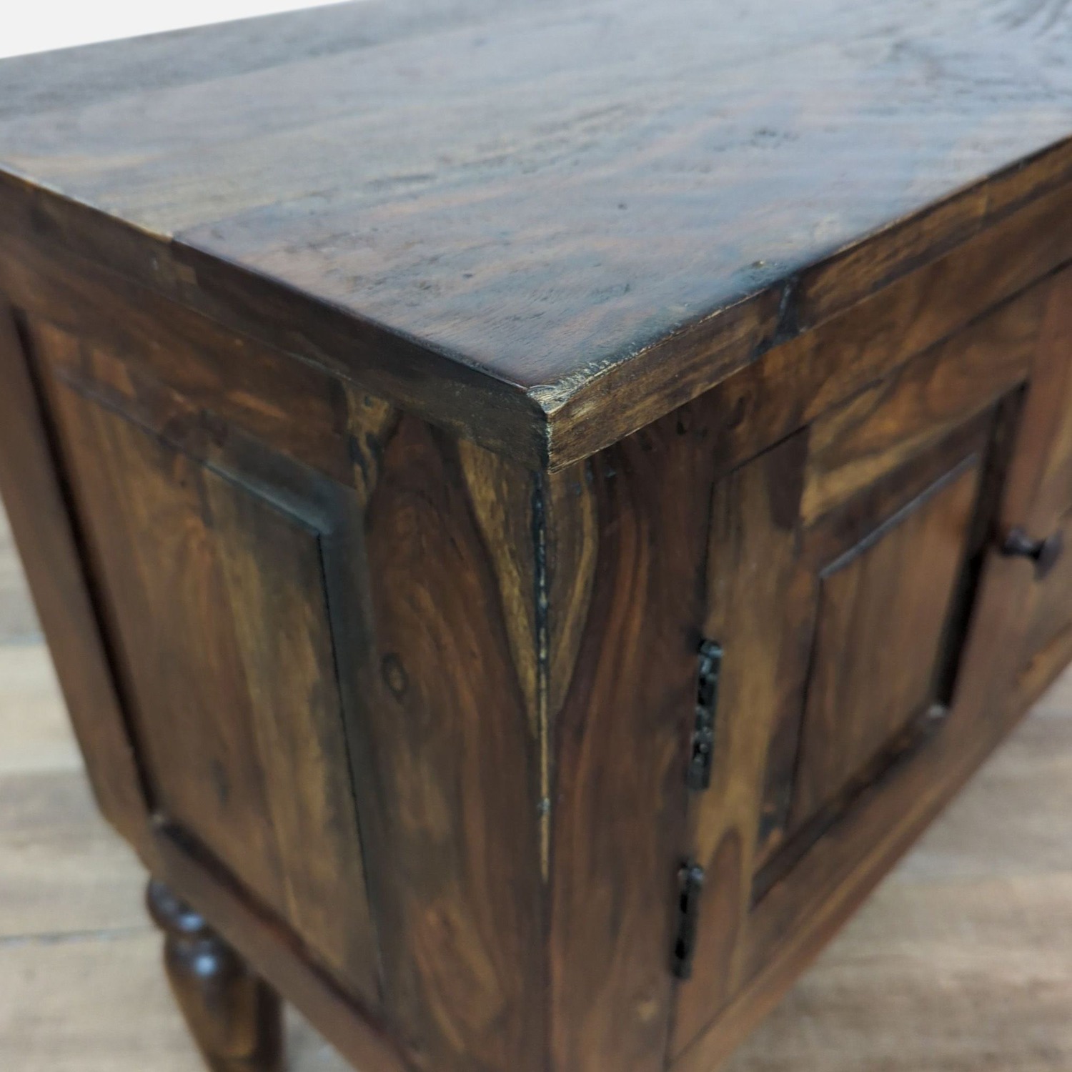 Crate & Barrel Wood Sideboard with Three Drawers - image-3