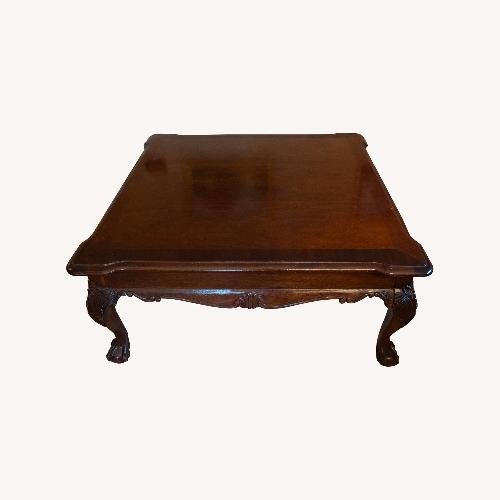 Used Stanley Furniture Dark Brown Wood Coffee Table for sale on AptDeco