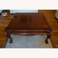 Stanley Furniture Dark Brown Wood Coffee Table