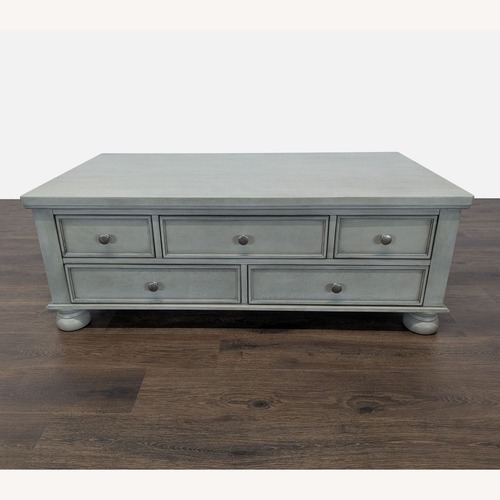 Used Five Drawer Coffee Table for sale on AptDeco