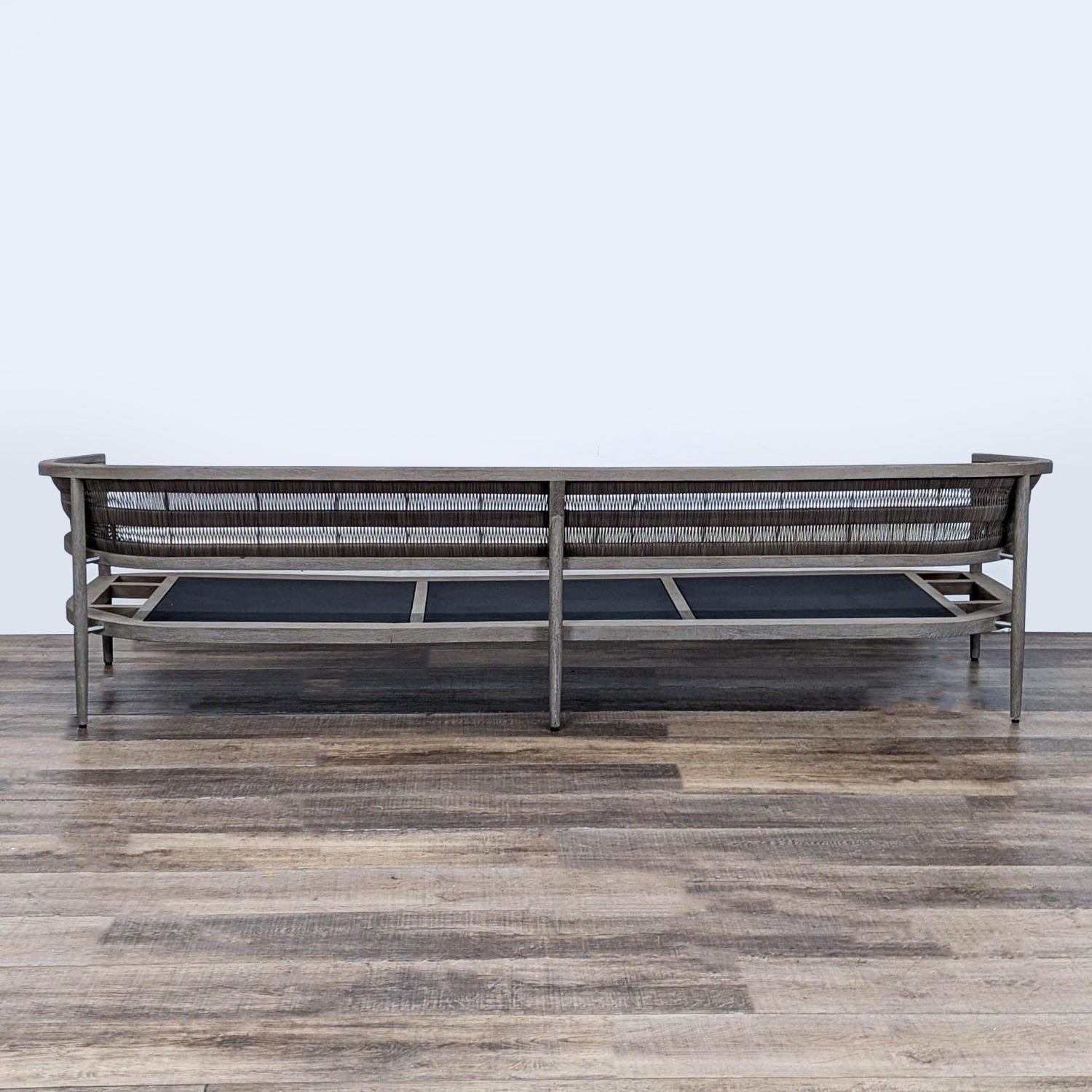 Restoration Hardware Nusa Teak Outdoor Sofa - image-3