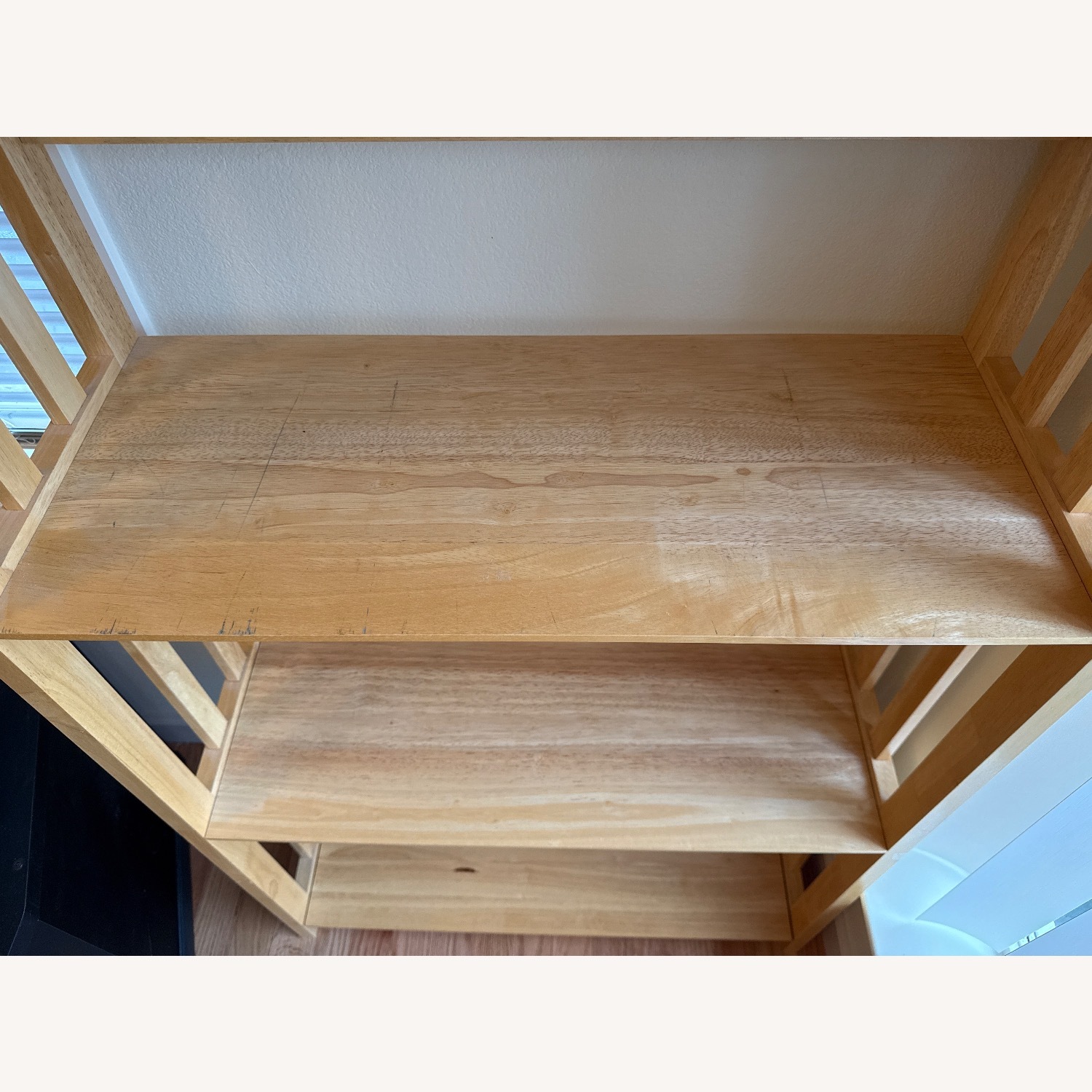 Light Brown Wood Bookcase - image-4