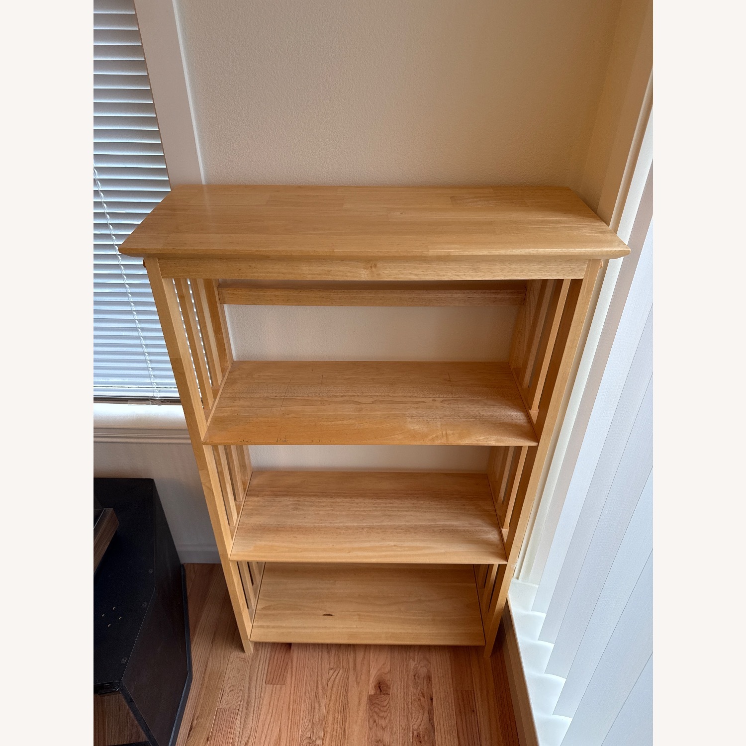 Light Brown Wood Bookcase - image-3