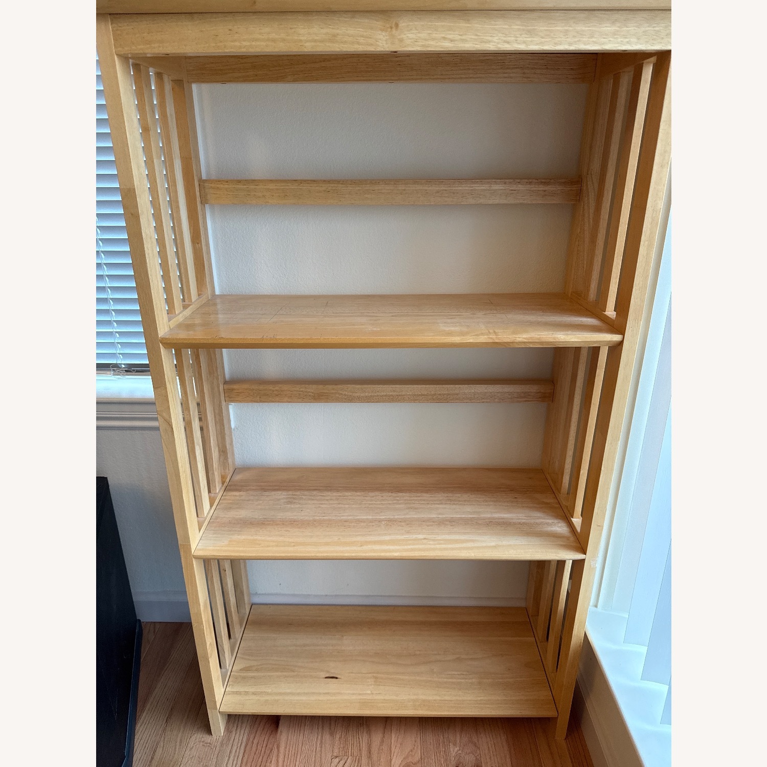 Light Brown Wood Bookcase - image-6