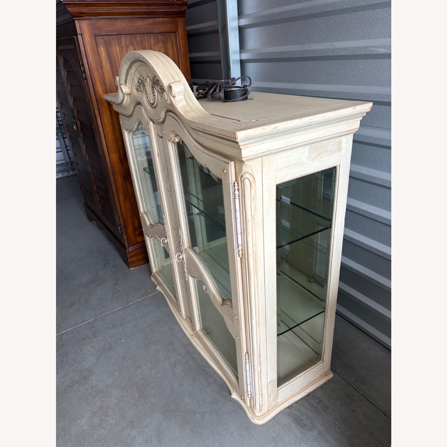  probably 19th Century Gustavian Bookcase Cabinet - image-3