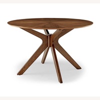 Modway Dark Brown Wood Dining Table