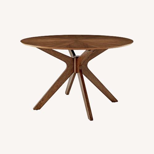Used Modway Dark Brown Wood Dining Table for sale on AptDeco