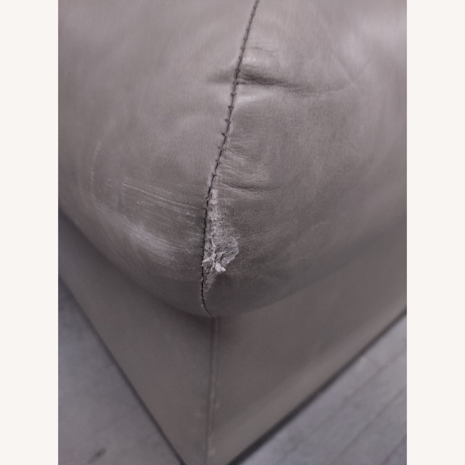 Restoration Hardware 8' Italia Chesterfield Leather Sofa - image-1