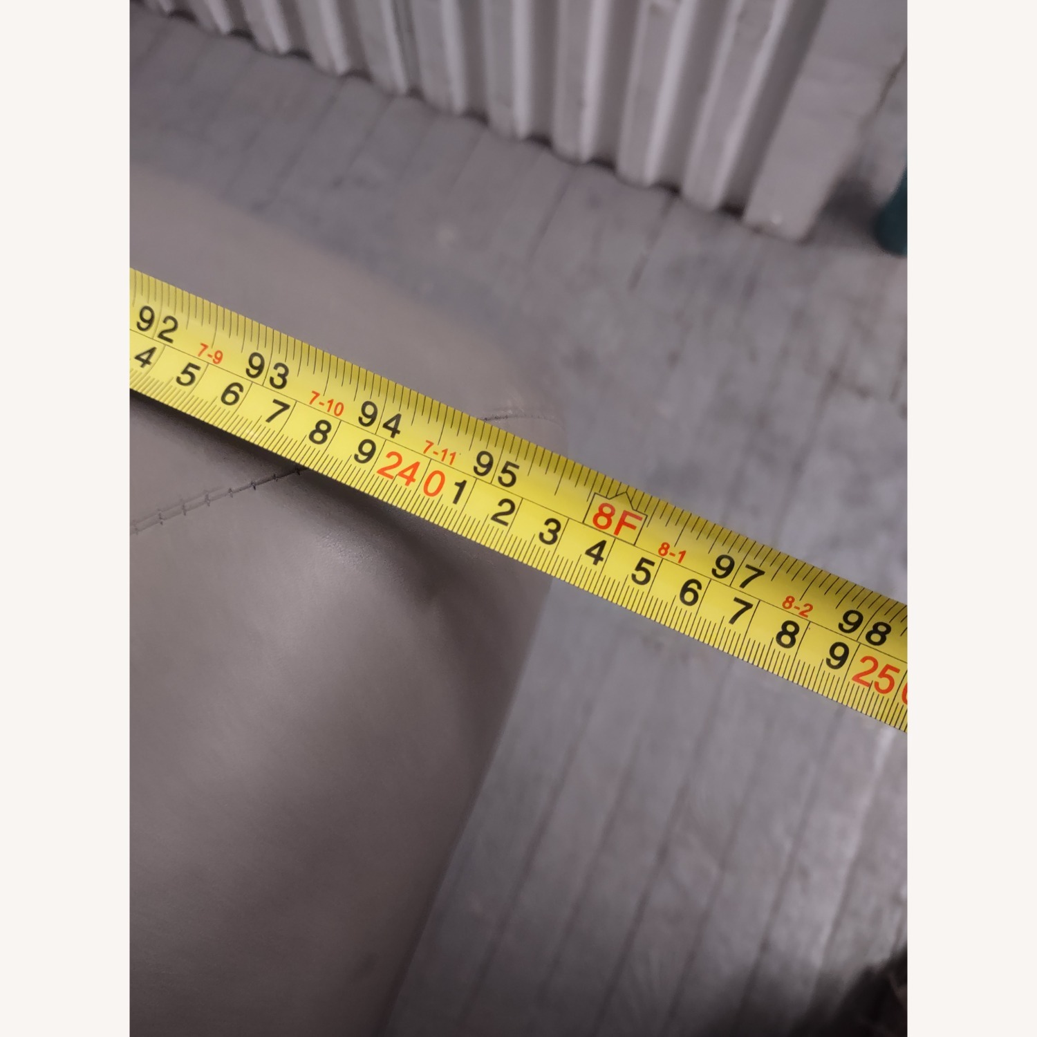 Restoration Hardware 8' Italia Chesterfield Leather Sofa - image-6