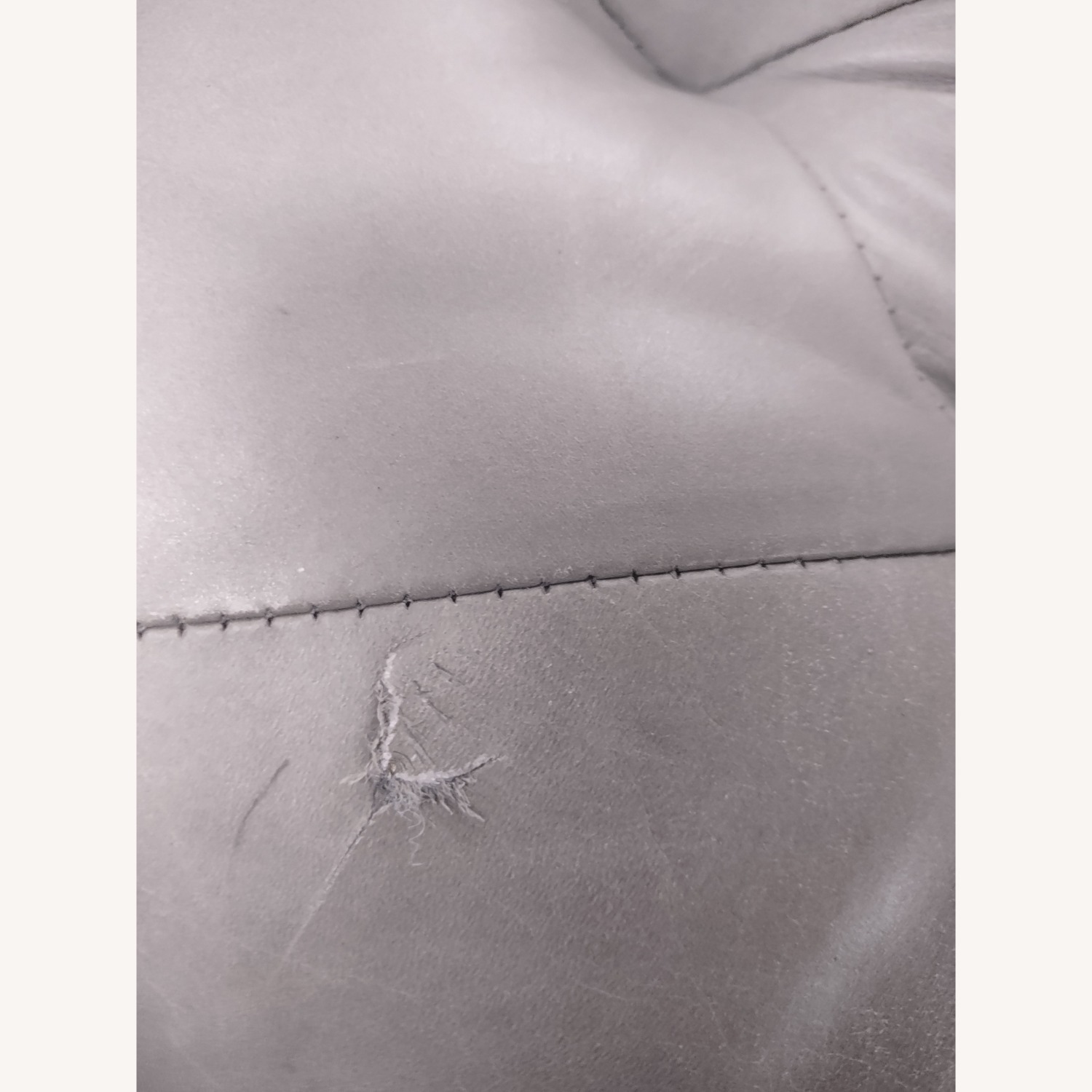 Restoration Hardware 8' Italia Chesterfield Leather Sofa - image-3