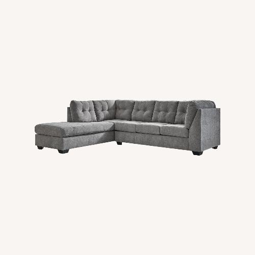 Used Ashley Furniture Light Gray 2 Piece Sectional for sale on AptDeco