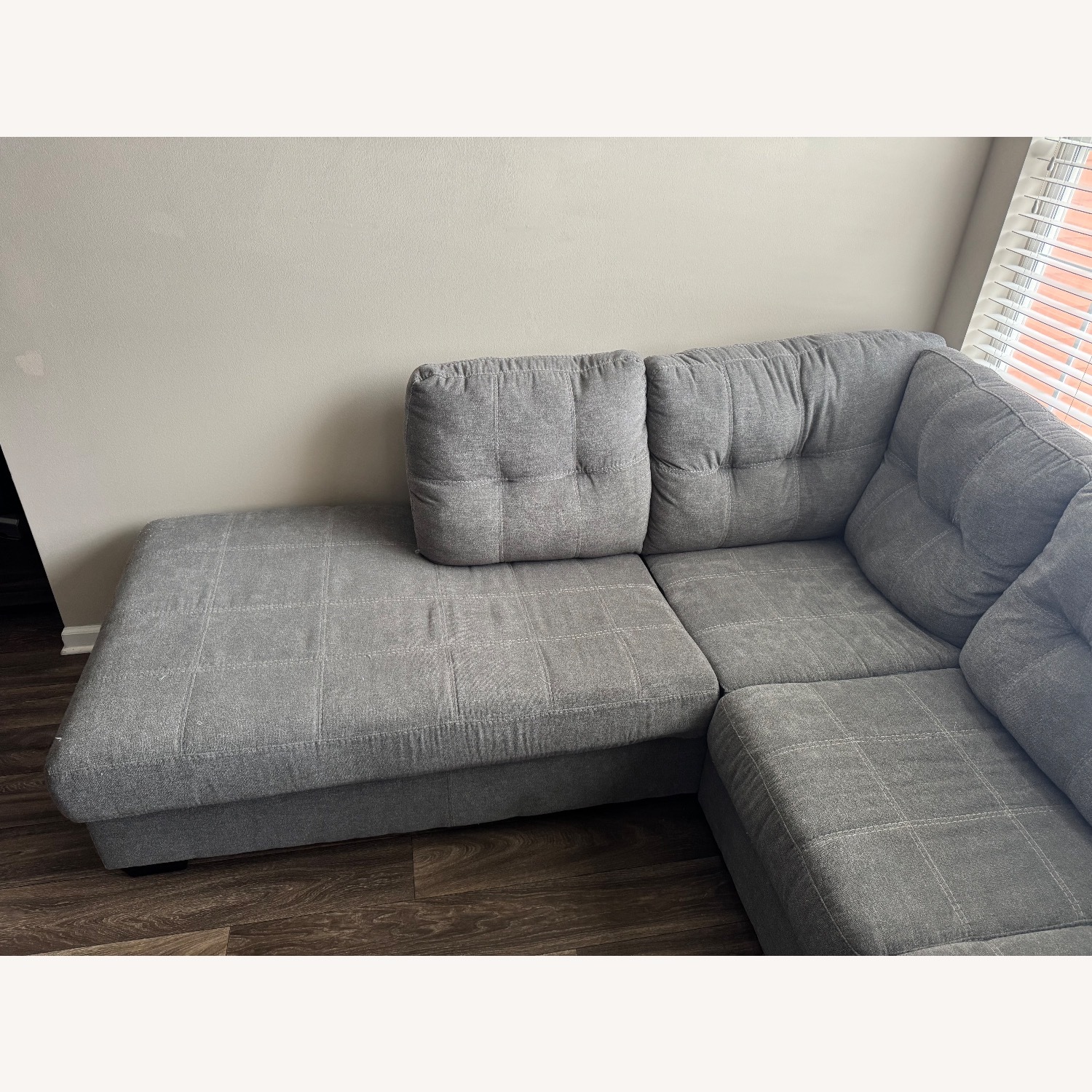 Ashley Furniture Light Gray 2 Piece Sectional - image-3