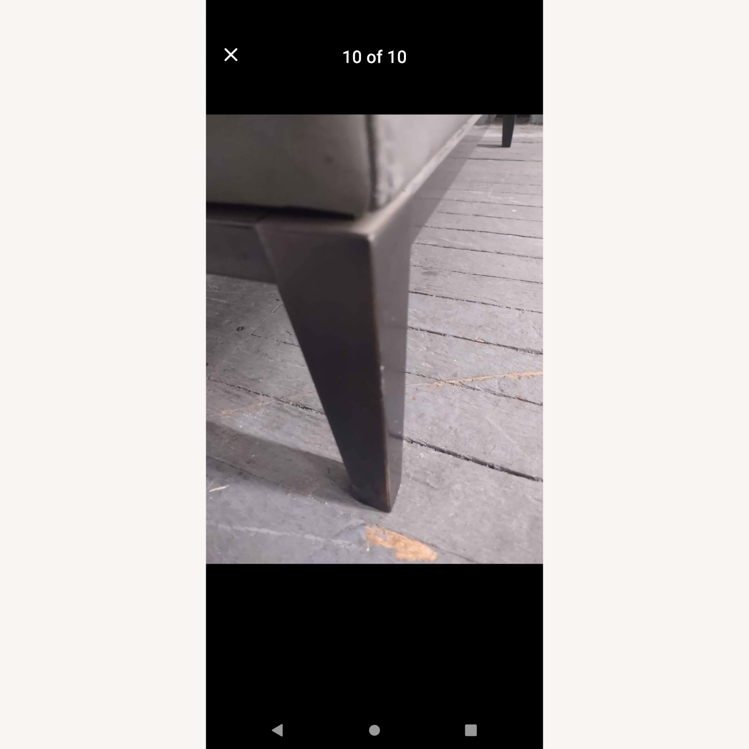 Restoration Hardware Italia Leather 8 ft Sofa - image-3