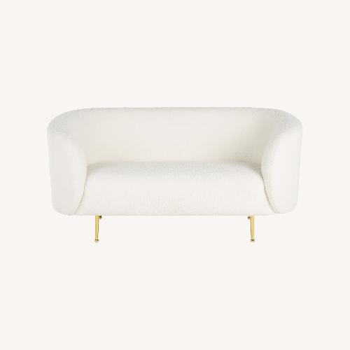 Used White Boucle Couch  for sale on AptDeco