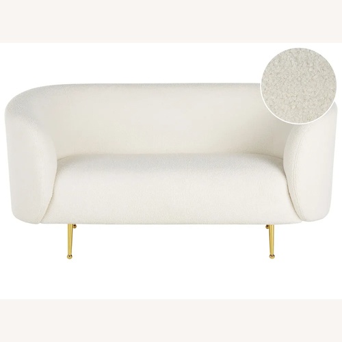 Used White Boucle Couch  for sale on AptDeco